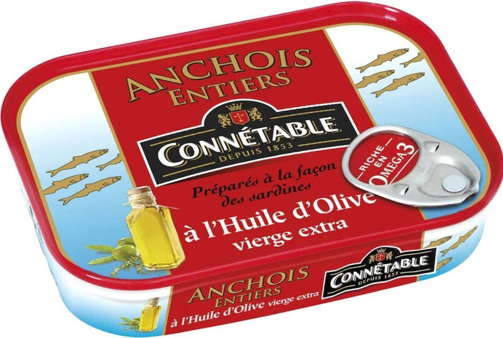 Анчоусы Connetable в оливковом масле первого отжима EV 100г (Марокко)  #1