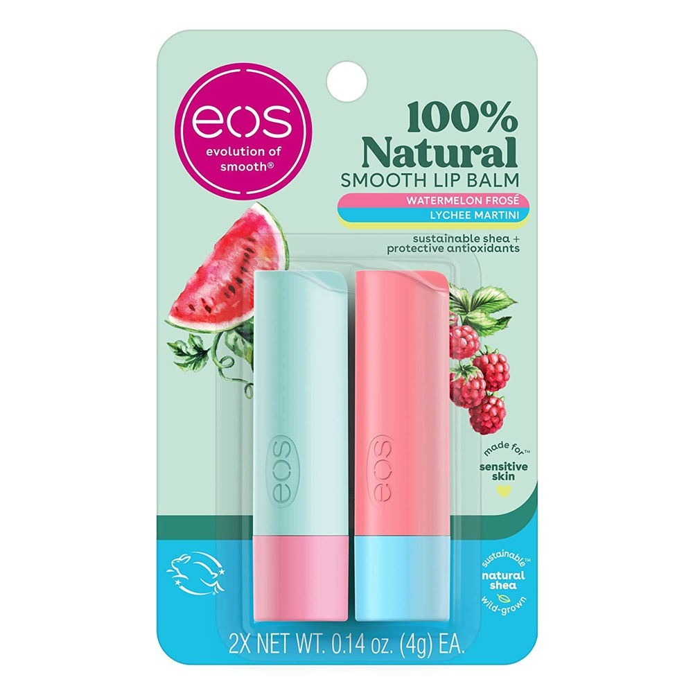 EOS Бальзам для губ Watermelon Frose and Lychee Martini Lip Balm ...