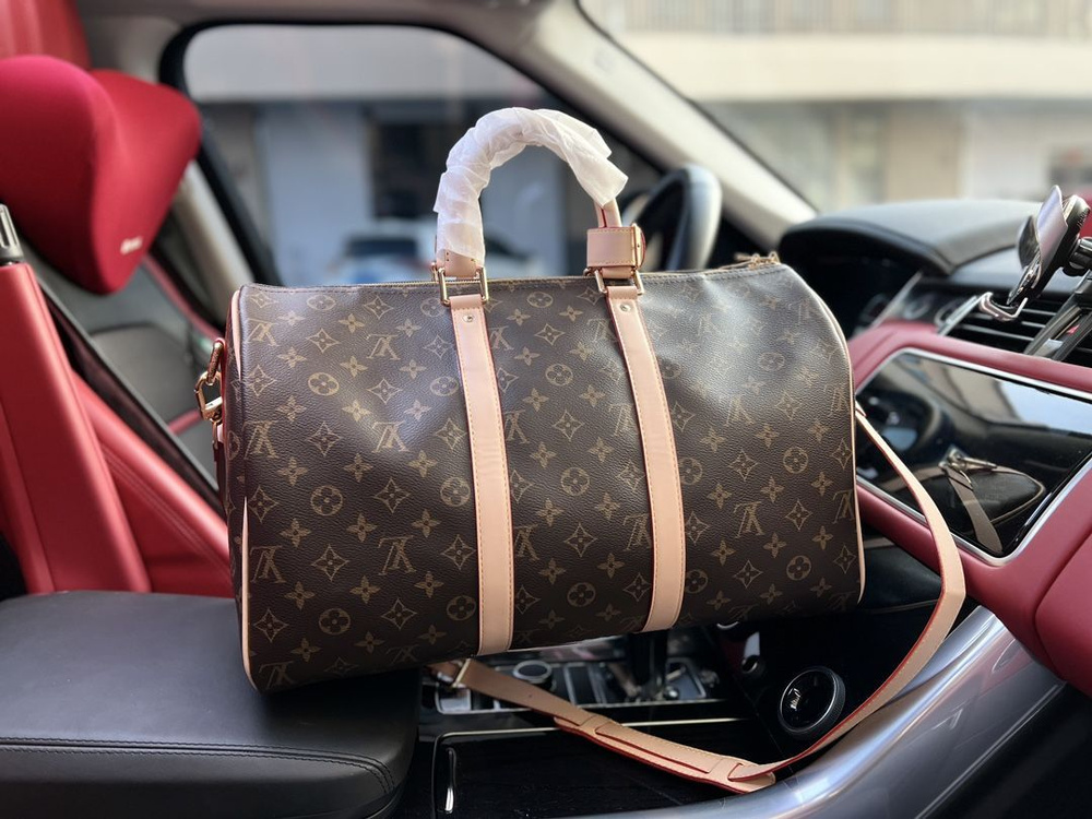 Сумка lv дорожная зеленая