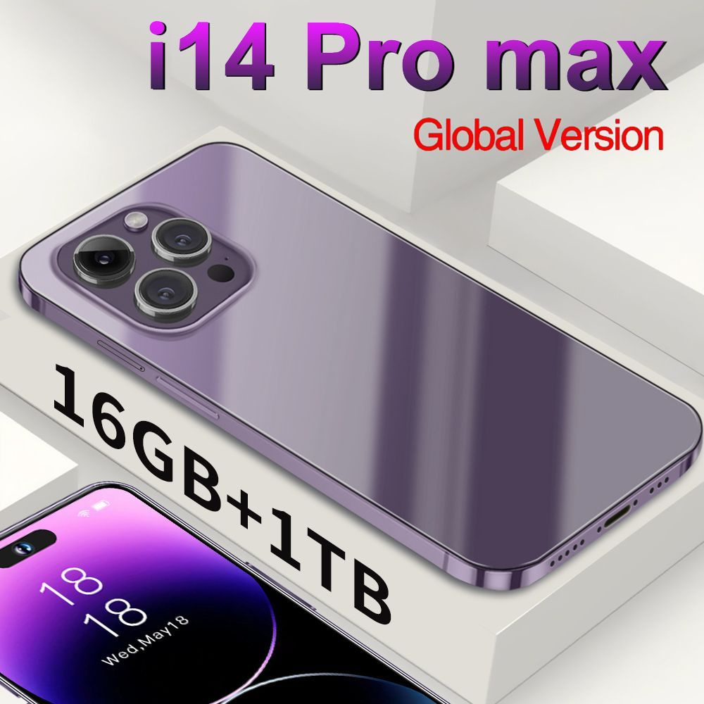 Смартфон MediaTek i14proMax6.8-YL - купить по выгодной цене в  интернет-магазине OZON (1334278186)