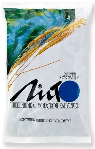 Отруби пшеничные хрустящие кальций/морская капуста 200 гр  #1