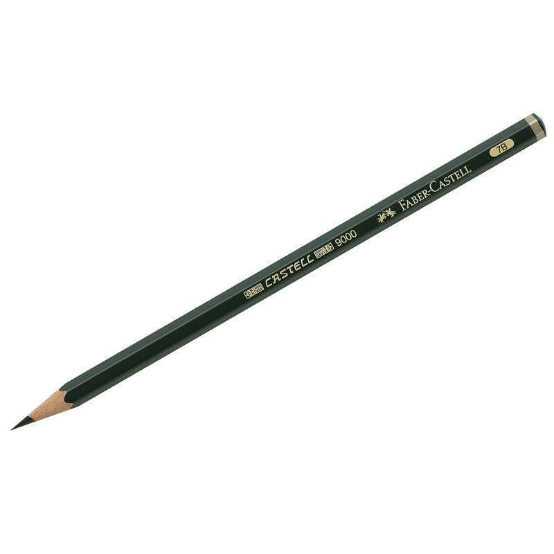 Карандаш ч/г Faber-Castell "Castell 9000" , 7B, заточен. #1