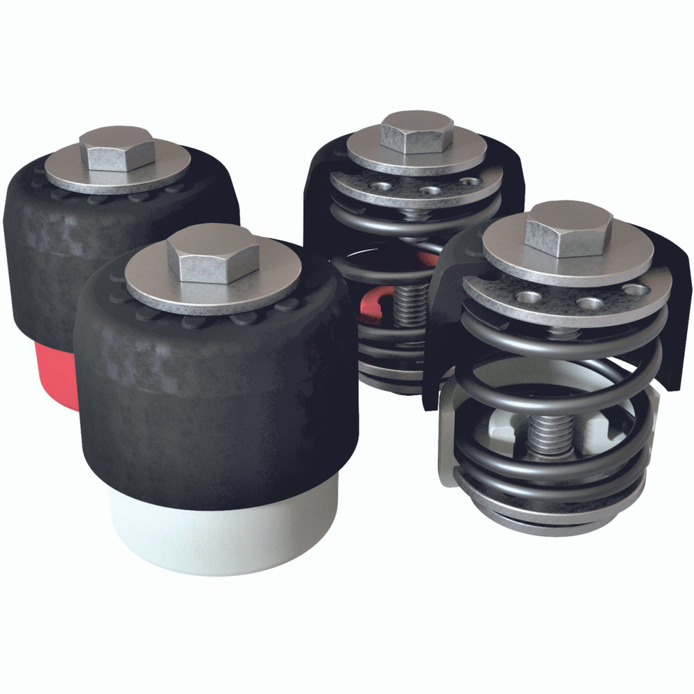 Виброопоры с пружинным демпфером для наружнего блока кондиционера ...