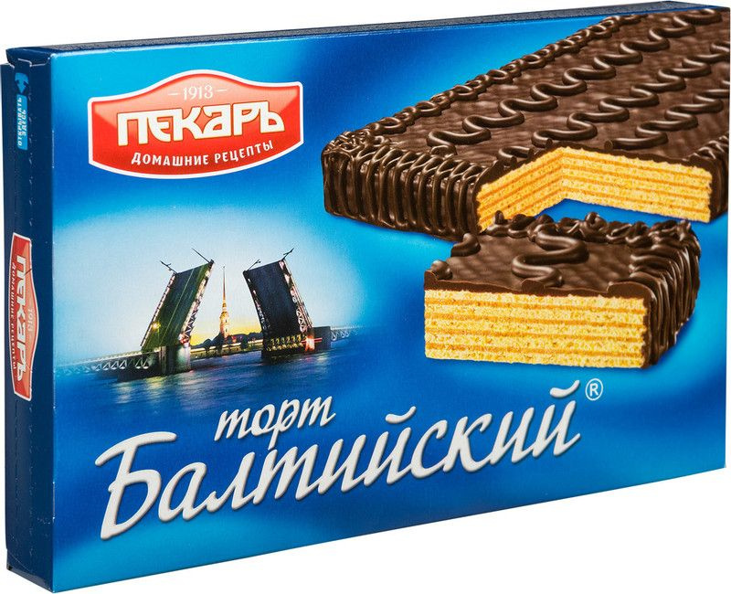 Торт Пекарь Балтийский вафельный, 320г - купить с доставкой по выгодным ...