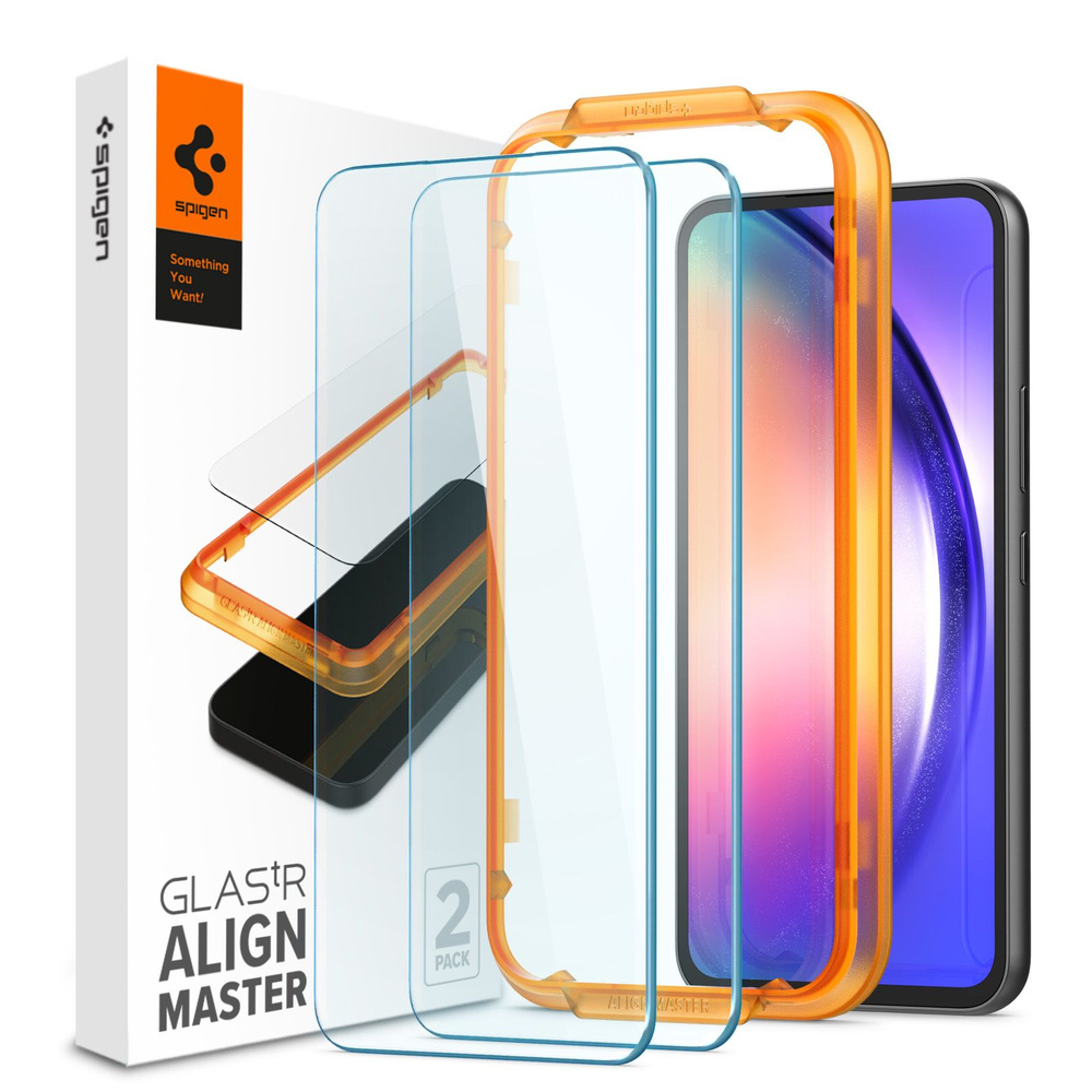 Защитное стекло SPIGEN для Galaxy A54 5G Alline Master GLAS.tR Прозрачный 2  шт - AGL05966