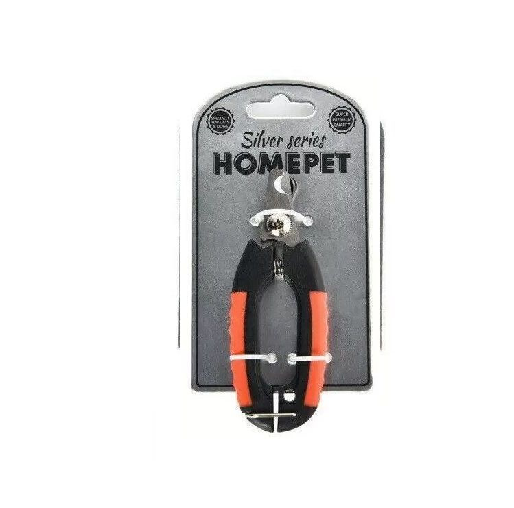 HOMEPET Когтерез секатор с фиксатором SILVER SERIES размер S 12,5 см х 4 см/  #1