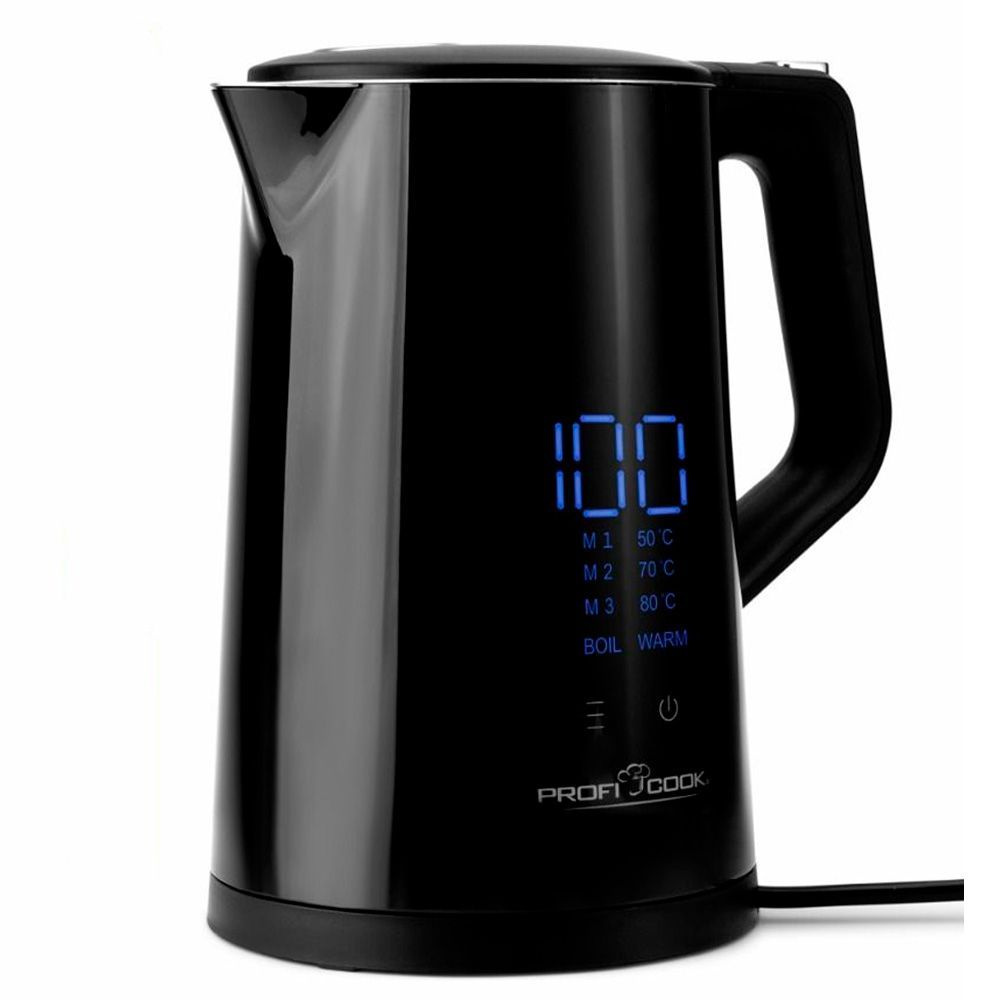 Купить электрический чайник Profi Cook PC-WKS 1243 schwarz, Металл ...