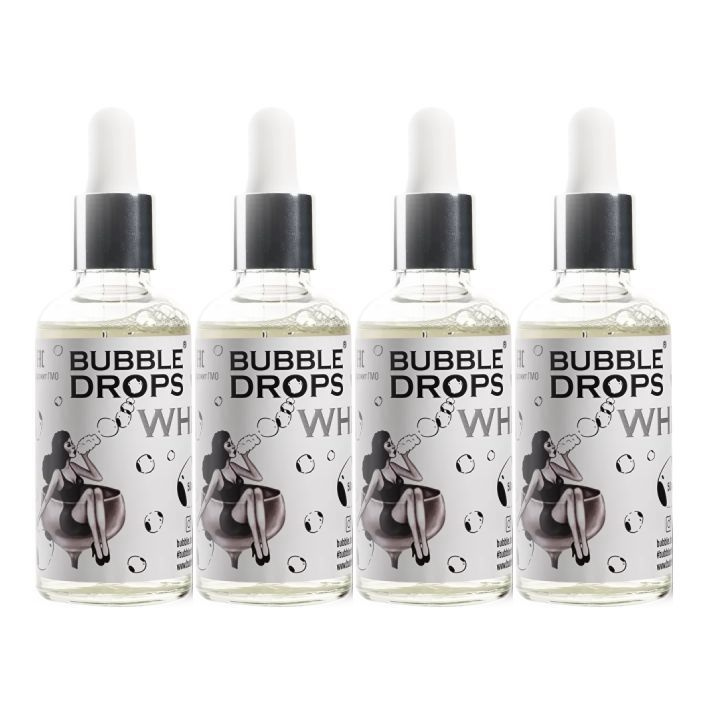 Пенообразователь пищевой для коктейлей Bubble drops/Баббл дропс White, 50 мл, 4 шт.  #1