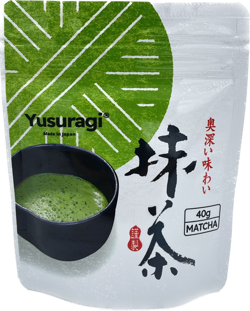 Чай Матча Yusuragi, Японский порошковый зеленый чай, 40г #1