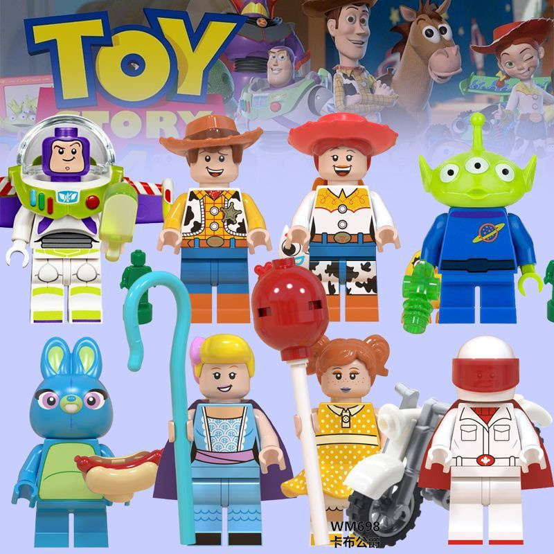 8 Фигурки совместимы с лего ИСТОРИЯ ИГРУШЕК Минифигурки - купить с ...