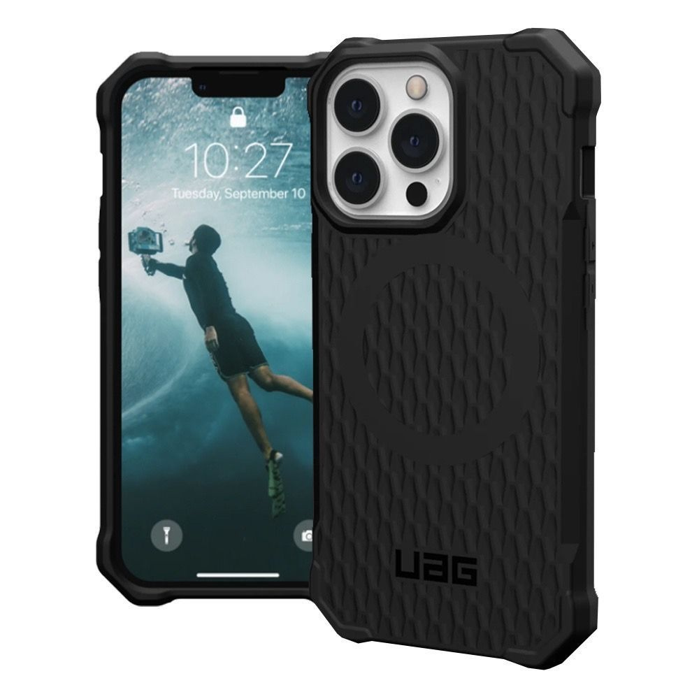 Чехол для смартфона UAG Essential Armor For MagSafe iPhone 11 -Black -  купить с доставкой по выгодным ценам в интернет-магазине OZON (1502815650)