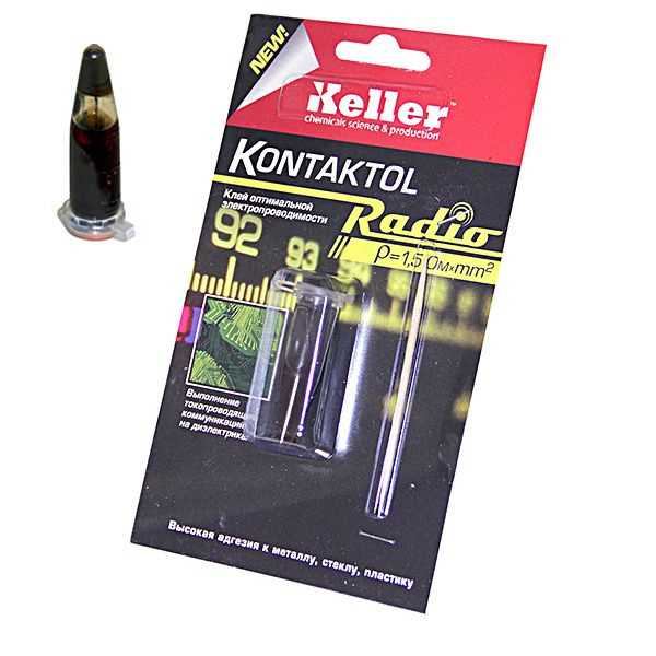 Клей строительный Токопроводящий клей Контактол Radio (на графите) 2 гр ...
