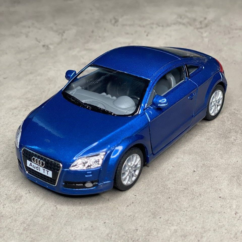 Машинка металлическая Kinsmart 1:32 Audi TT Coupe 2008 Ауди ТТ 5335DKT  инерционная, двери открываются / Синий - купить с доставкой по выгодным  ценам в интернет-магазине OZON (963128061)