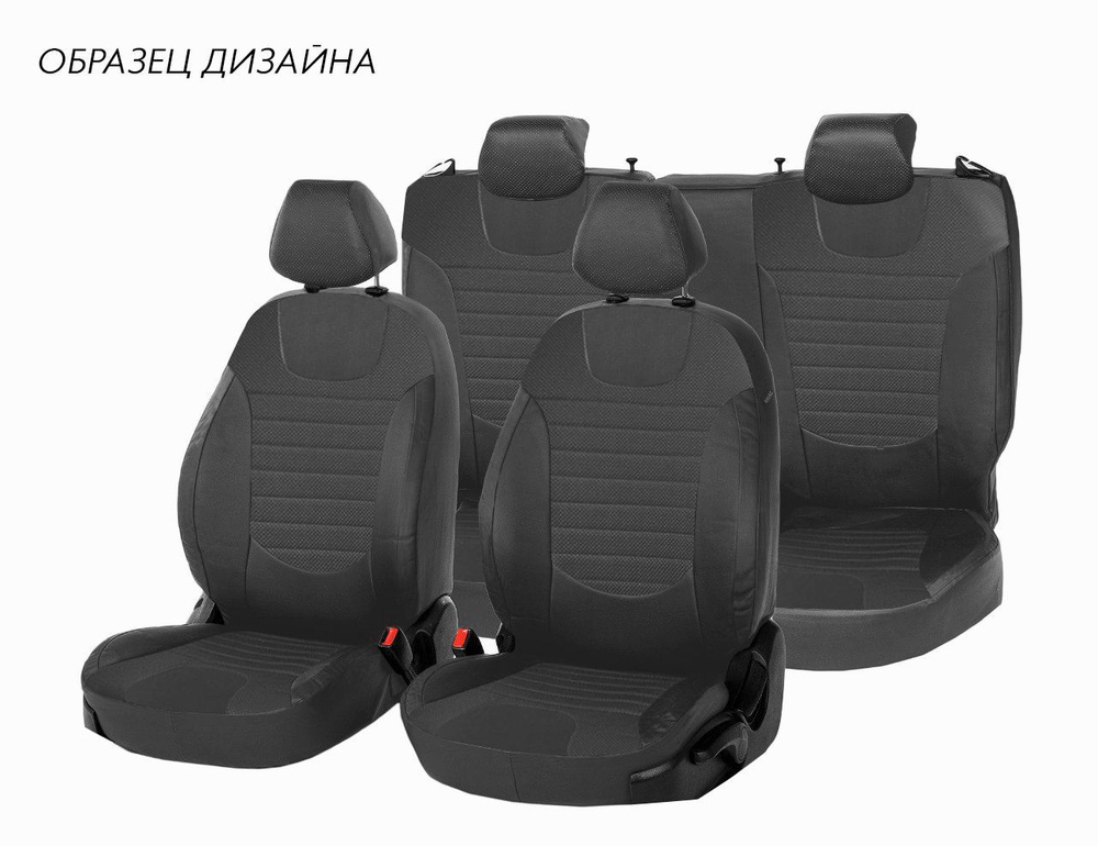 Чехлы Фольксваген Поло седан 2010-2019 на сиденья из экокожи, спинка 40 ...