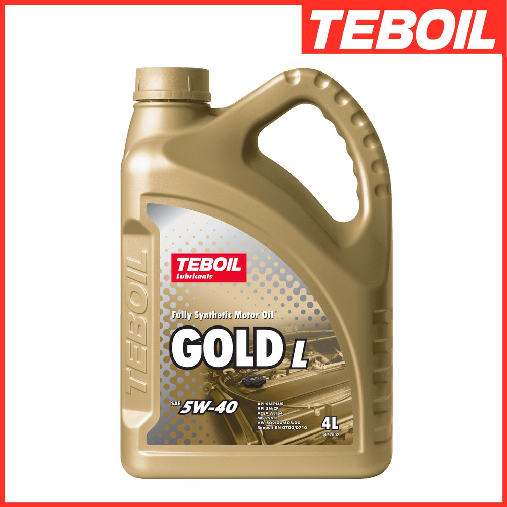 TEBOIL gold l 5W-40 Масло моторное, Синтетическое, 4 л #1