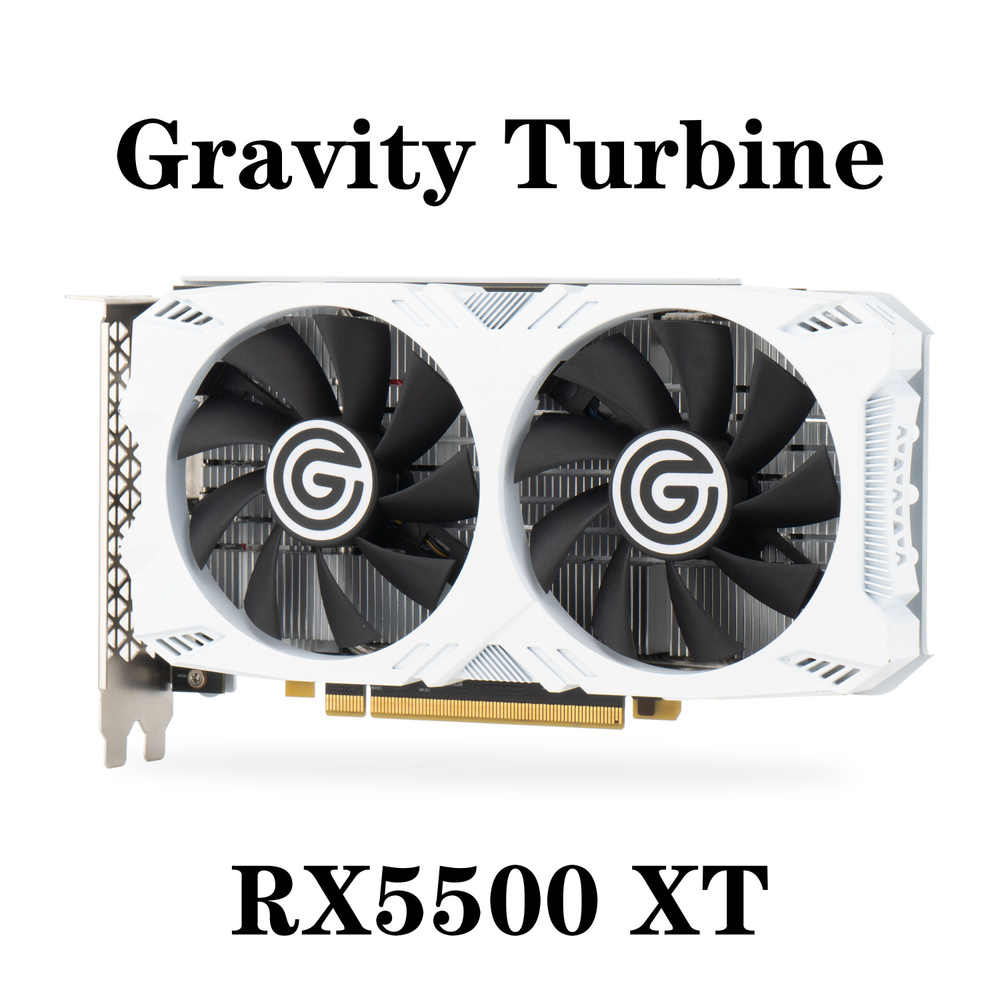 Видеокарта Gravity Turbine Radeon RX 5500 XT, 8 ГБ GDDR6 - купить по низким  ценам в интернет-магазине OZON (1133672180)