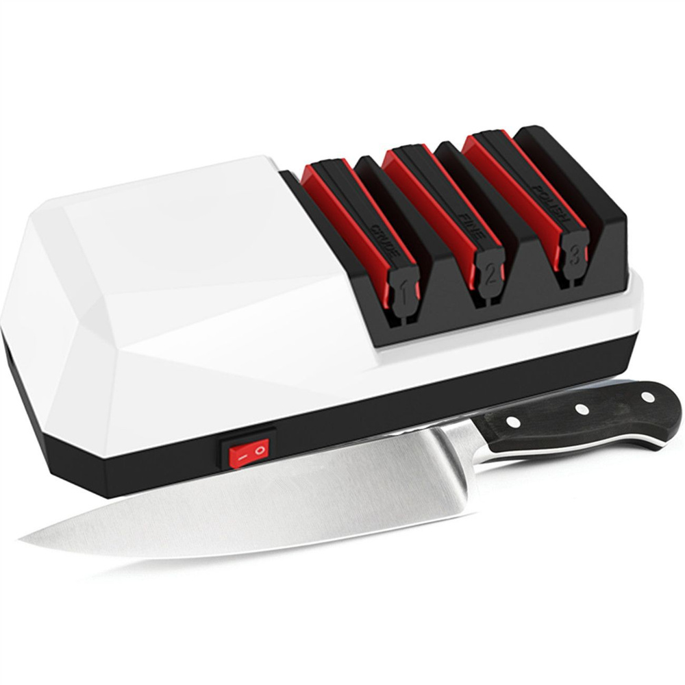 Трехступенчатая точилка для кухонных ножей: Профессиональная заточка с ...