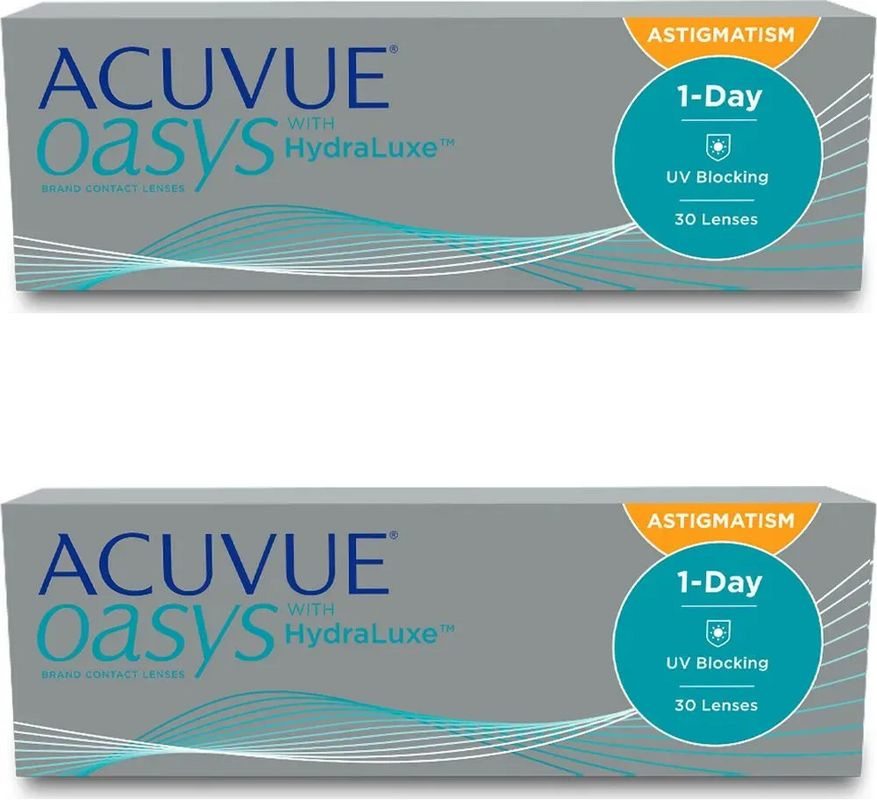 1-Day Acuvue Oasys for Astigmatism. Цилиндр(Cyl) -0.75. Ось(Ax) 130. Сфера(Sp) -0.75 / 14.3 / 8.5, 60 #1