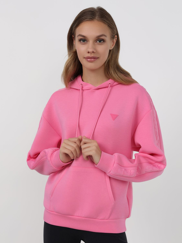 Guess cheap hoodie pink