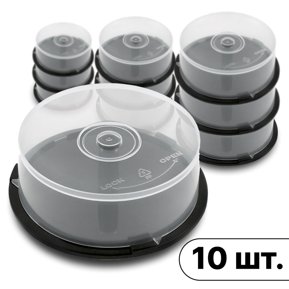 Коробка Cake Box для 25 CD/DVD дисков, 10шт. - купить с доставкой по ...