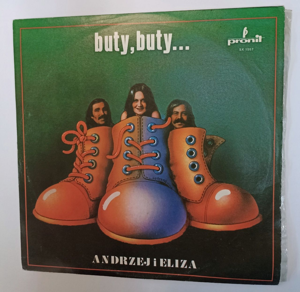 Винтажная виниловая пластинка LP Andrzej I Eliza Buty, Buty (Польша ...