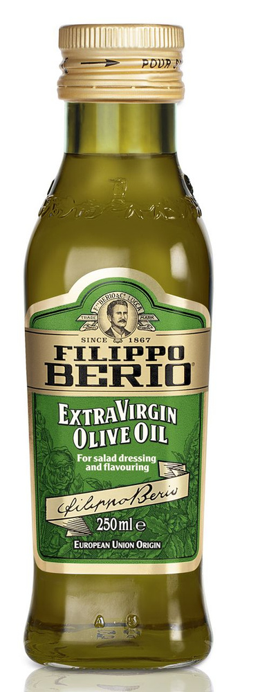 Масло оливковое FILIPPO BERIO Extra virgin нерафинированное, 250мл ...