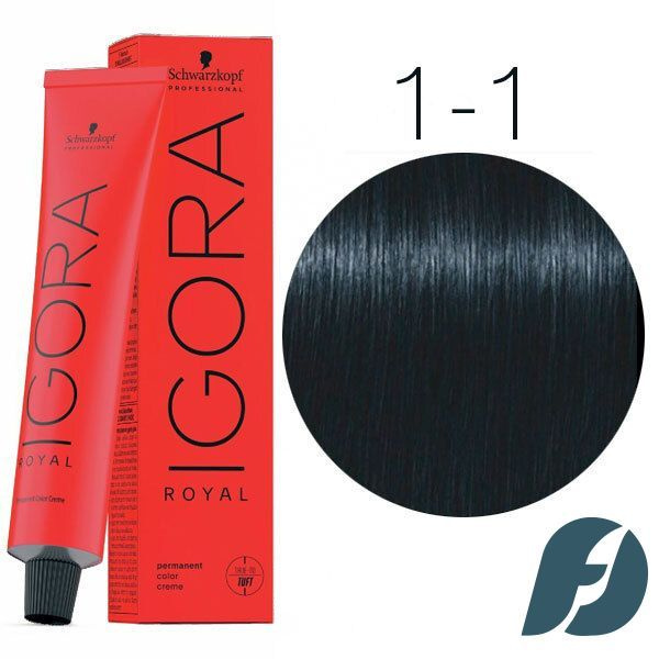 Schwarzkopf Professional Igora Royal Крем-краска для волос 1-1, 60 мл #1