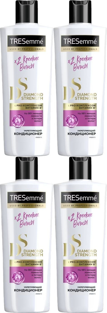 Кондиционер TRESemme Diamond Strength Укрепляющий для ослабленных волос, комплект: 4 упаковки по 400 #1