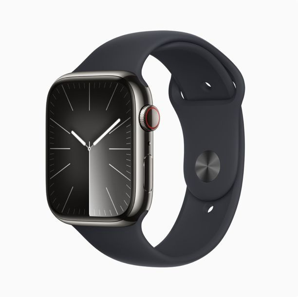 Умные часы Apple Watch Series 9, 45mm, Stainless Steel Graphite #1