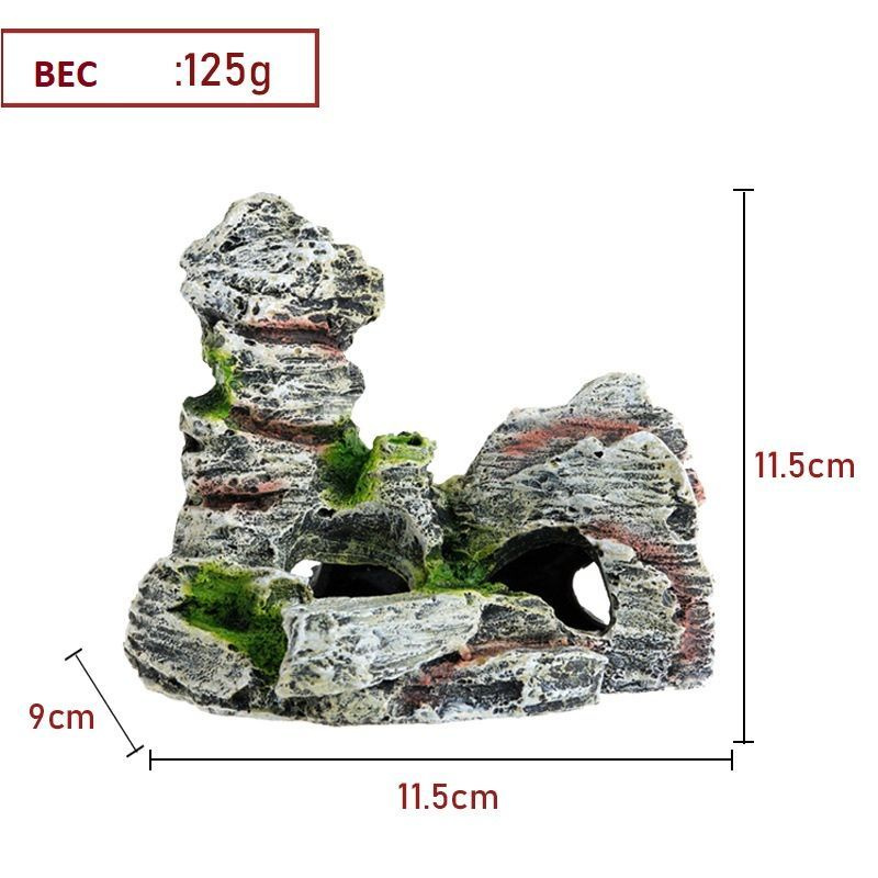 Декорация для аквариума Грот для рыбок 11.5*11.5*9 #1
