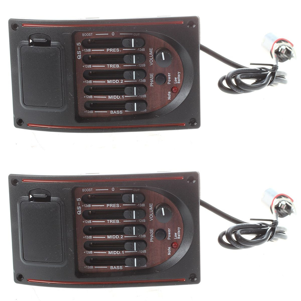 Предварительно подключенный предусилитель для акустической гитары, 5 ...