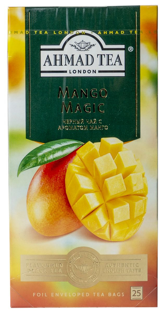 В заказе 1 штука: Чай черный в пакетиках Ахмад Ти магия манго Ахмад Ти кор, 25*1,5 г  #1