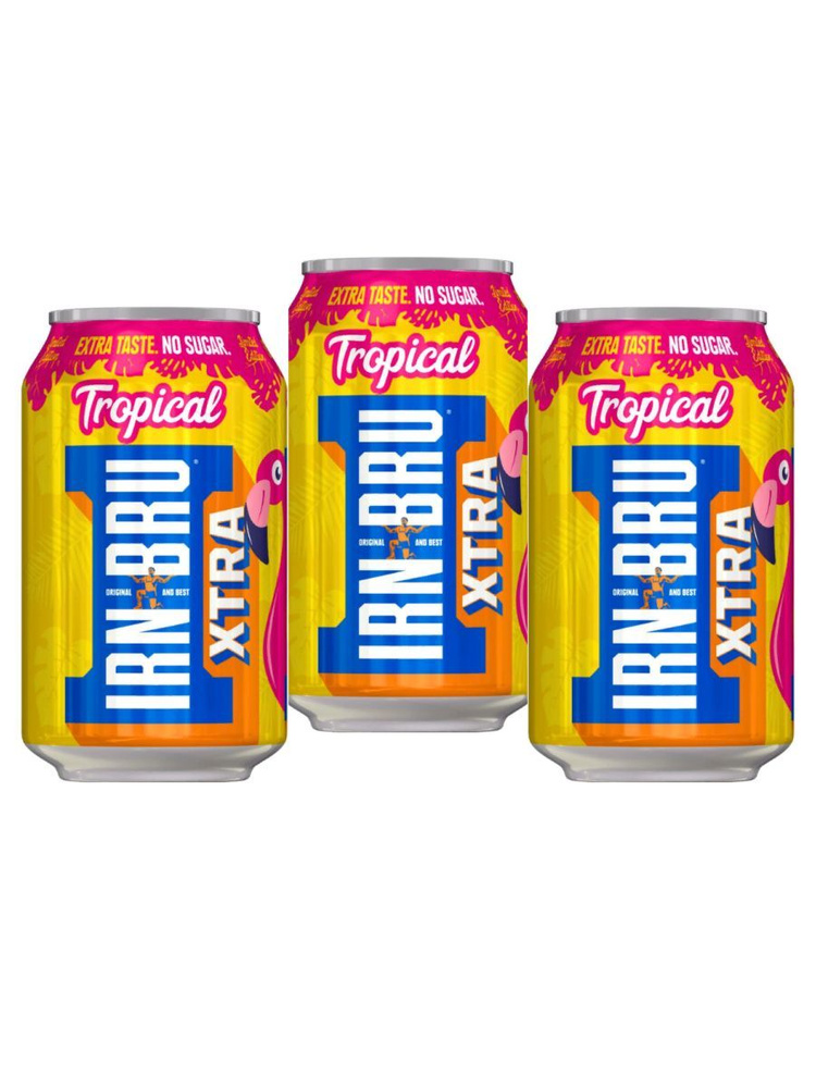 Газированный напиток Irn Bru XTRA Tropical 330мл х 3шт #1