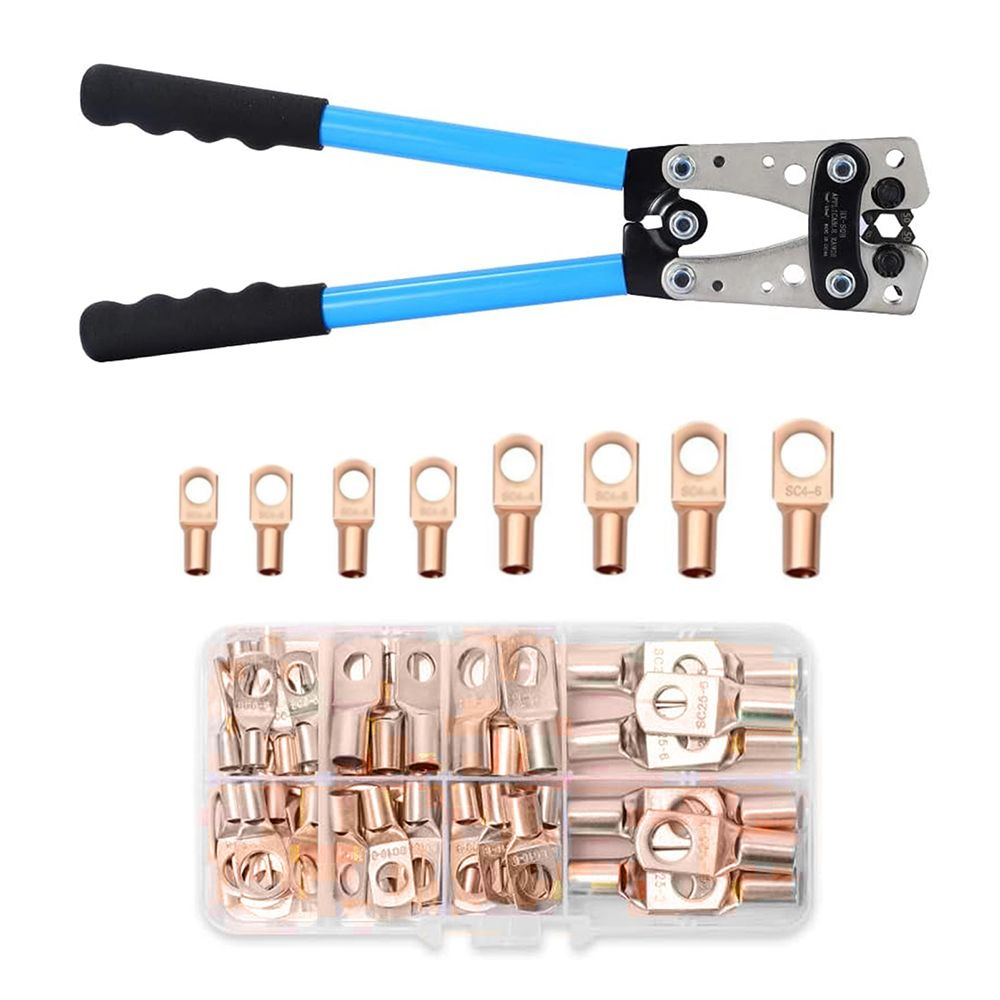 60 шт. Ассортимент, автомобильный медный кольцевой зажим, обжимной ...
