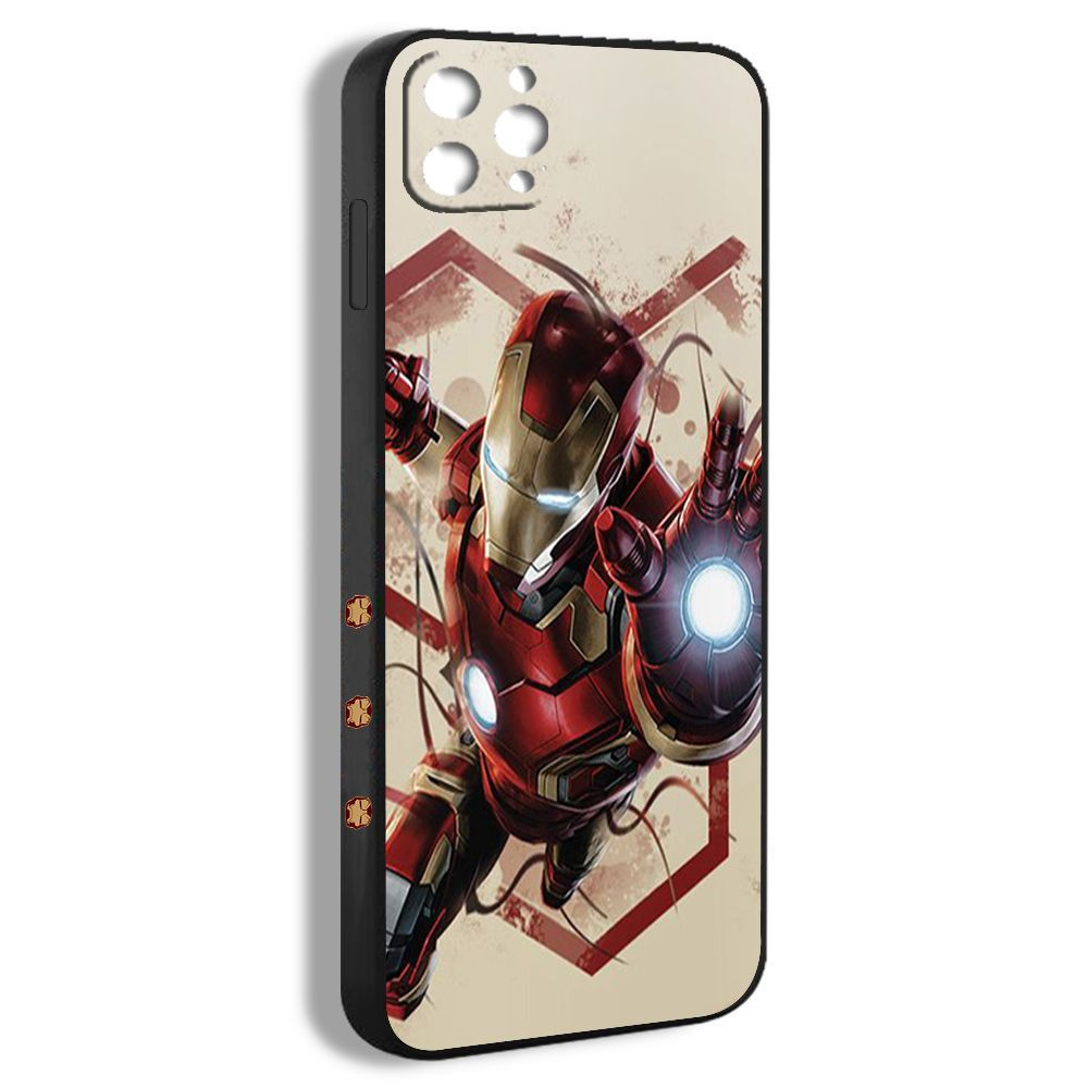 чехол для смартфона Подходит для iPhone 12 pro Marvel Мстители Фильмы  Железный человек FPF01 - купить с доставкой по выгодным ценам в  интернет-магазине OZON (1246384620)