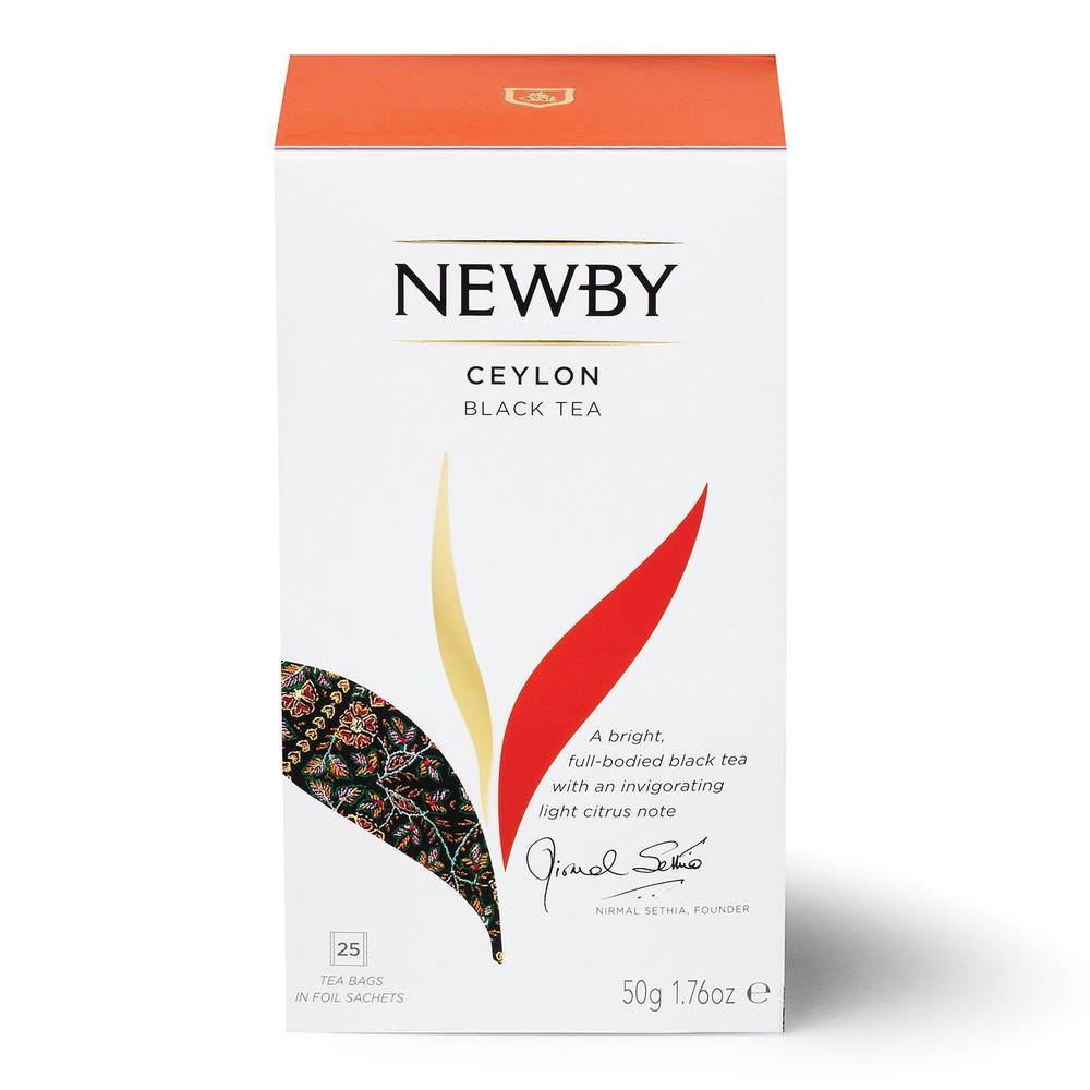 Newby Цейлон черный чай в пакетиках, 25 шт #1