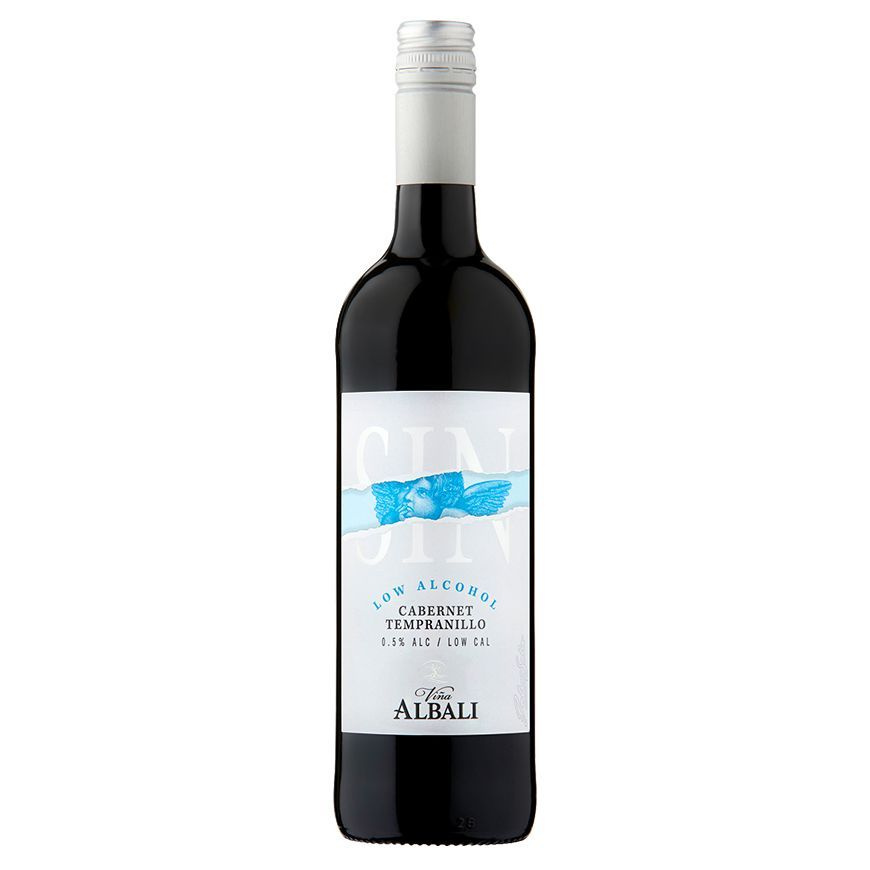Безалкогольное вино красное полусухое Vina Albali Cabernet Tempranillo, Испания, 2021  #1