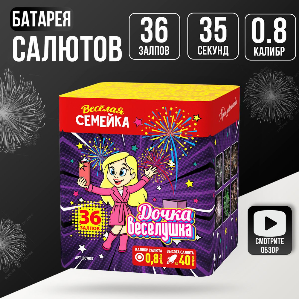 Салют фейерверк для праздника и свадьбы 