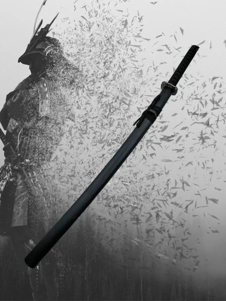 Купить Сувенирная катана из металла, ADAFISHING чисто черный 7\1, Китай ...