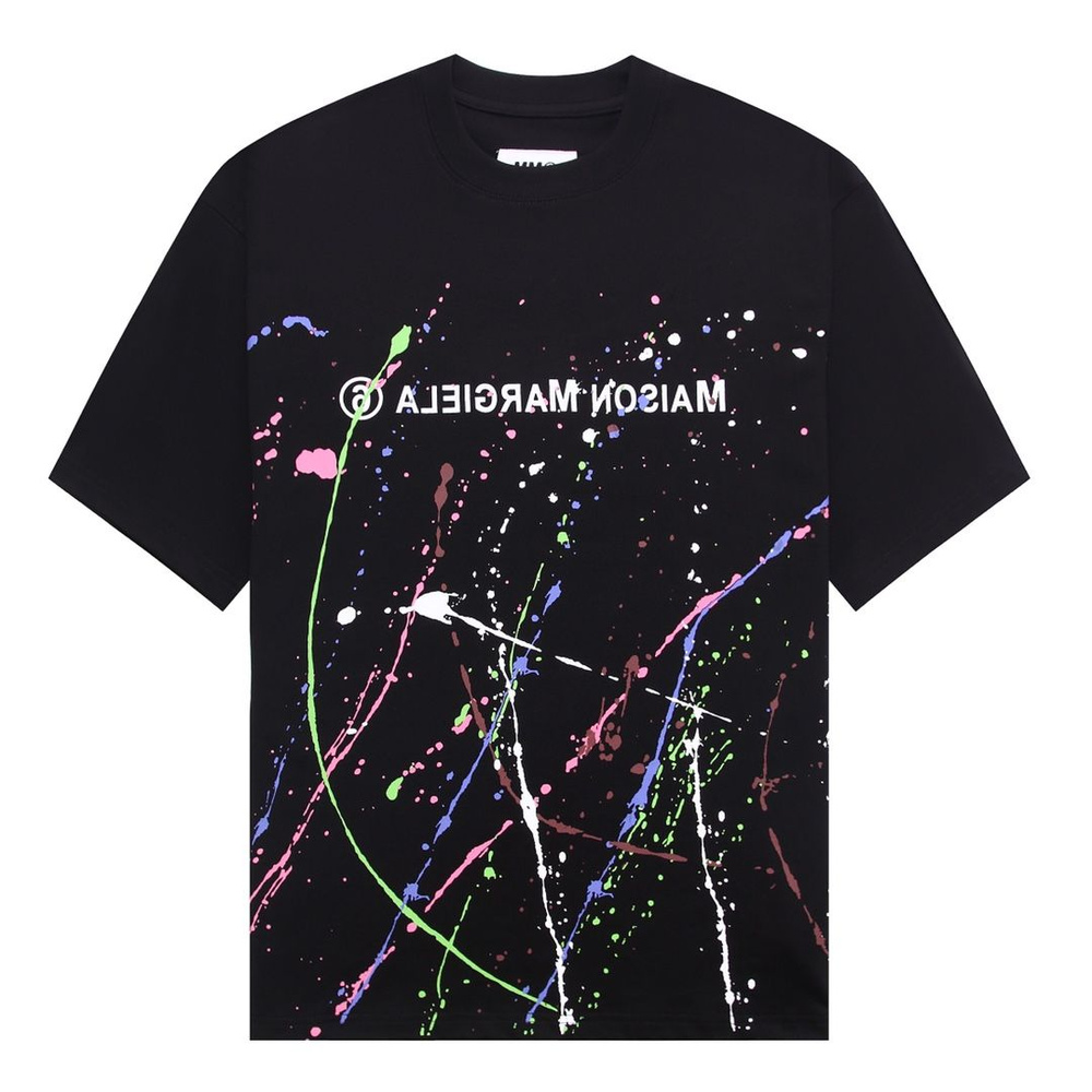 Футболка MAISON MARGIELA, размер 50, цвет черный - купить по выгодной ...