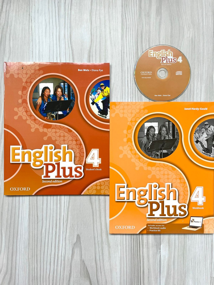 English plus 4: Students Book+Workbook+Диск - купить с доставкой по ...