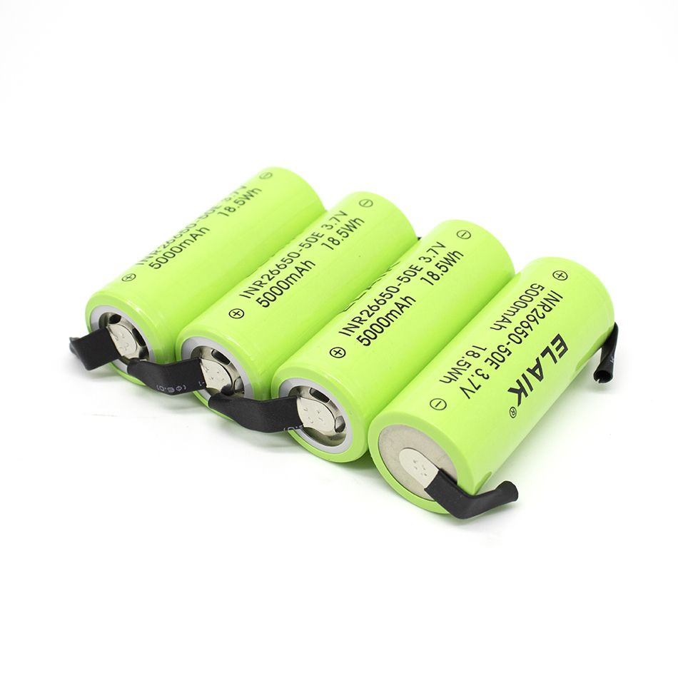 Elaik Аккумуляторная батарейка 26650, 3,7 В, 5000 мАч, 6 шт - купить с ...