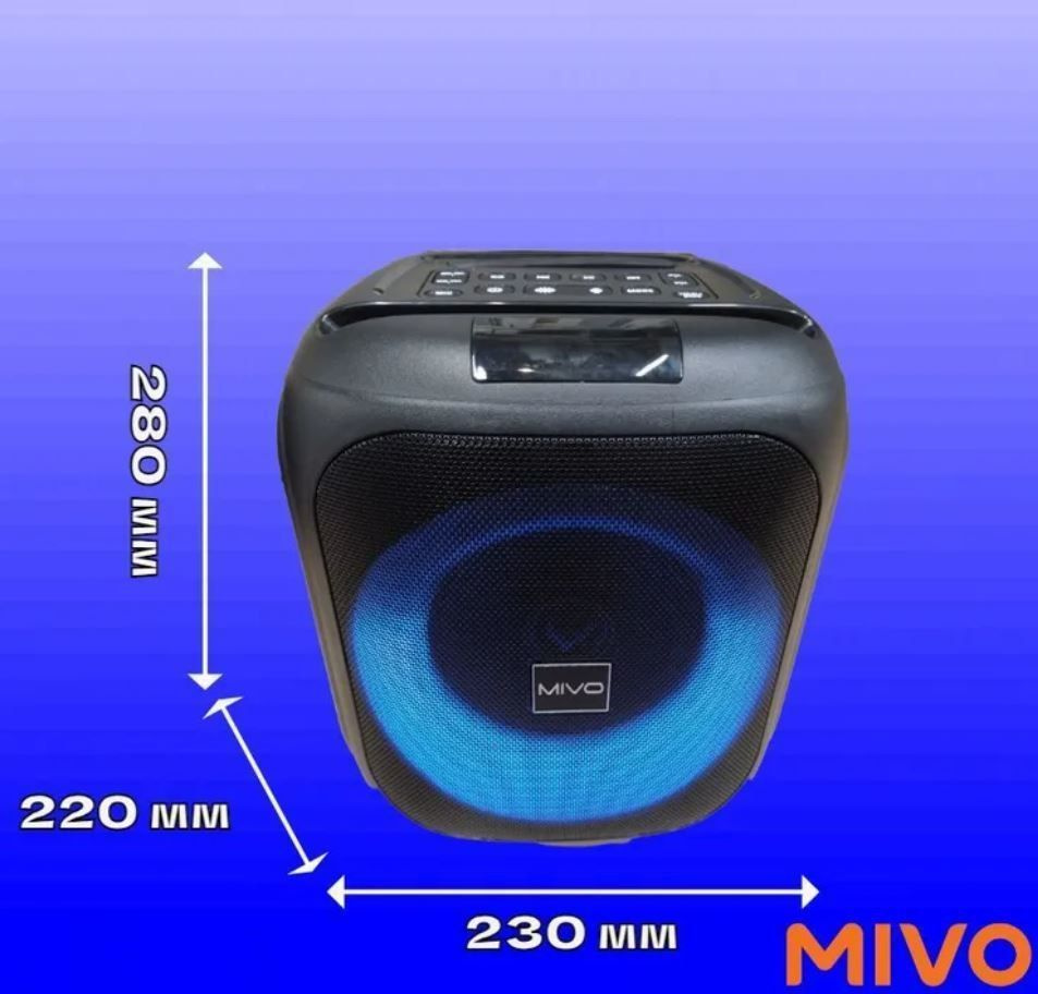 Акустическая система MIVO md165PRo, черный - купить по низким ценам в  интернет-магазине OZON (1271596032)