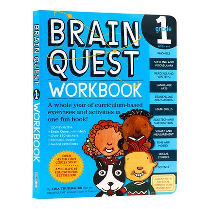 English Books Brain Quest Workbook 1st Grade - купить с доставкой по ...