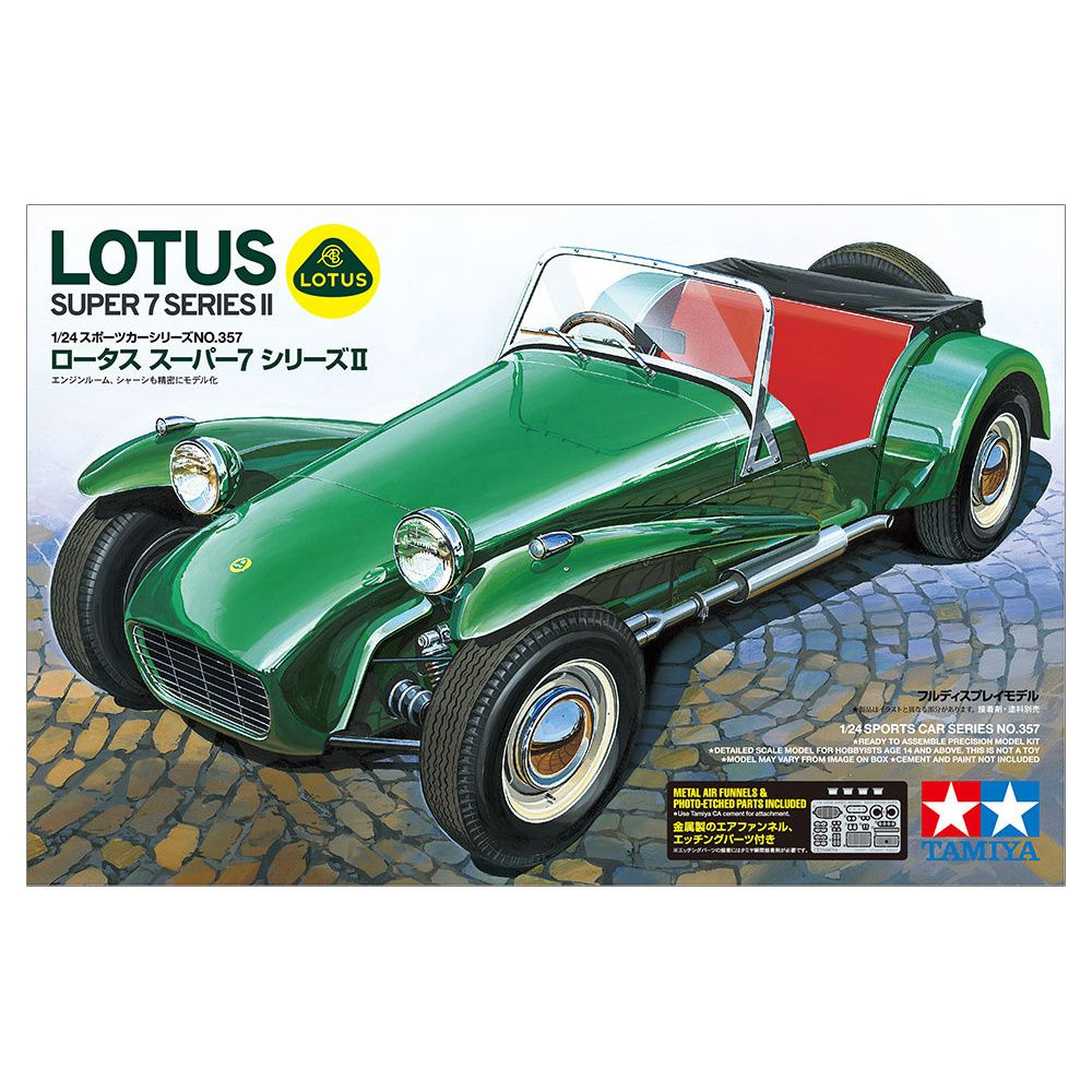 Сборная модель Спортивный автомобиль Lotus Super 7 Series II 1/24, 24357  TAMIYA - купить с доставкой по выгодным ценам в интернет-магазине OZON  (1285745309)