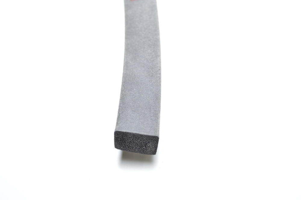 Шнур уплотнительный черный из микропористой резины 12х12 мм 2 метра  #1
