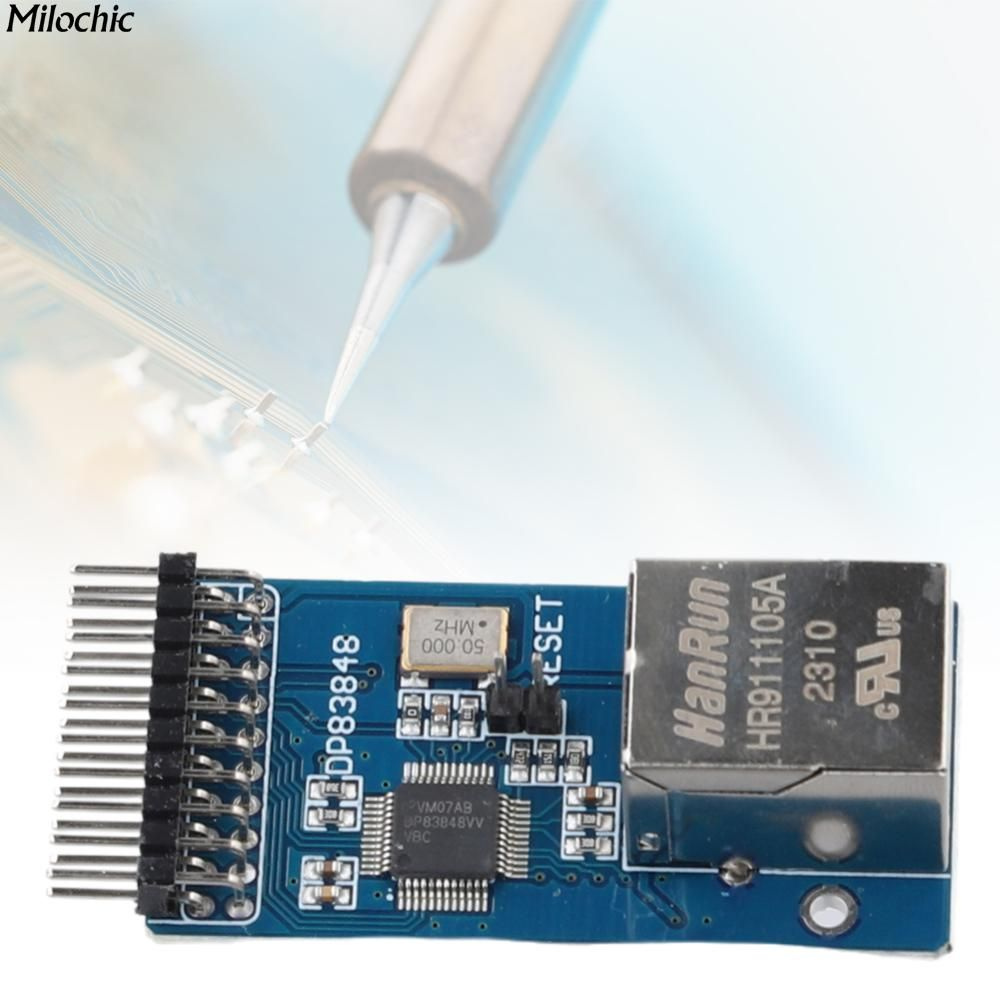 DP83848 Приемопередатчик физического уровня Ethernet Веб-сервер Модуль ...