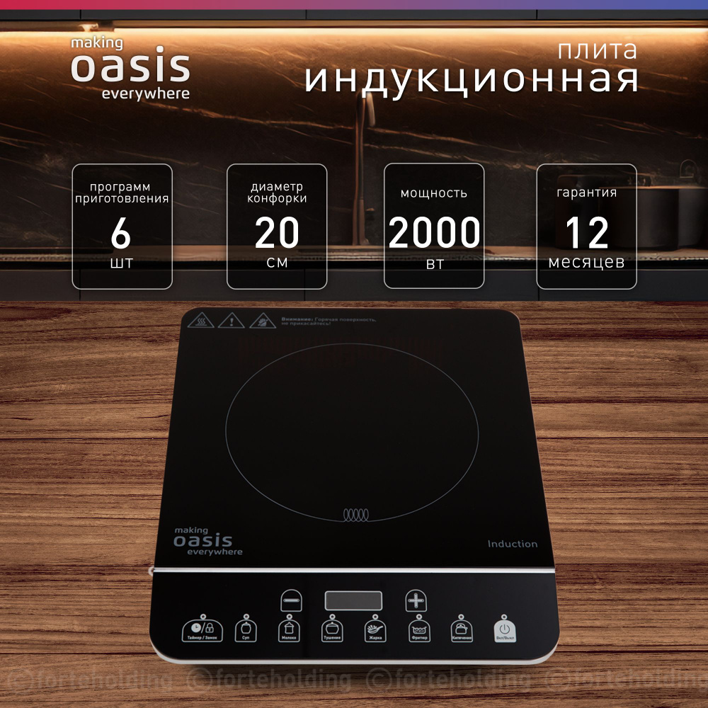 Плита индукционная настольная, плита электрическая making Oasis ...