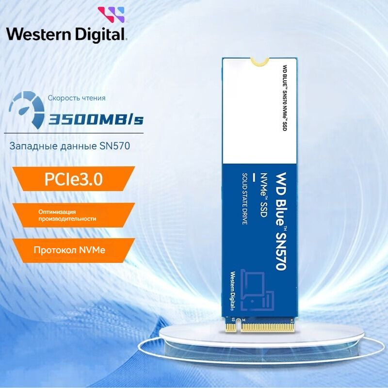 1 ТБ Внутренний SSD-диск Western Digital X-SNS570_A01 (WDS100T3B0C ...