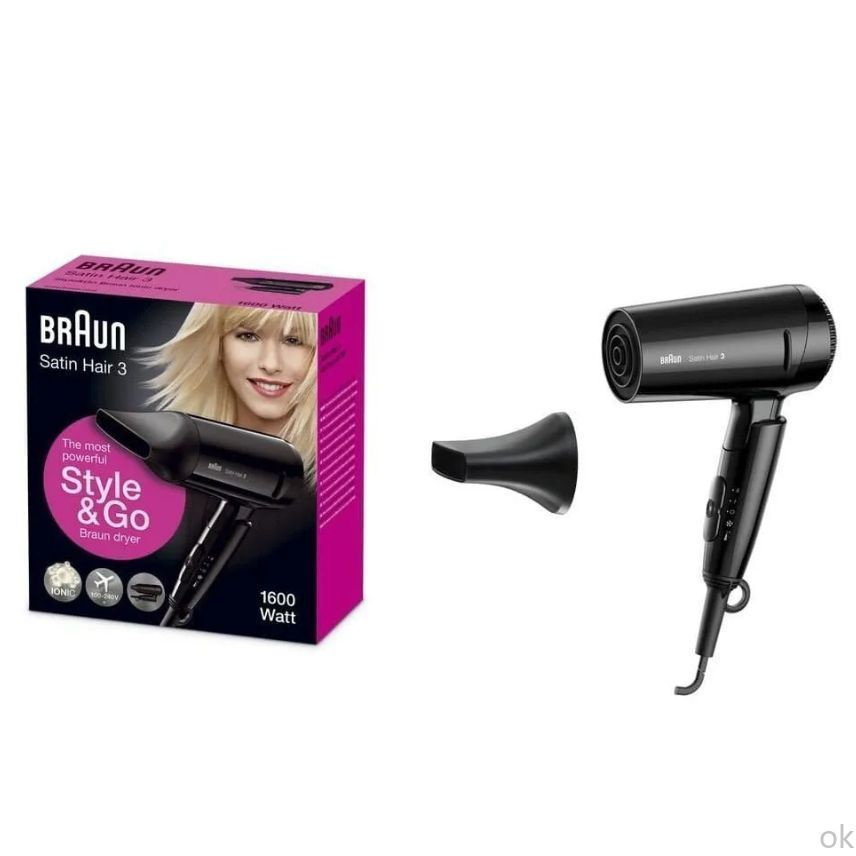 Фен для волос Braun Satin Hair HD350, черный - купить по выгодным ценам ...